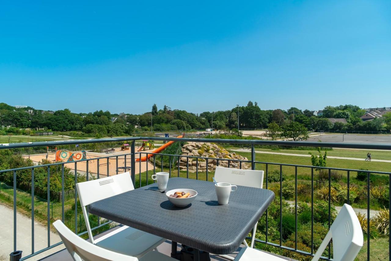 Les Thermes 521 - Appt Proche Plage Avec Piscine Partagee Concarneau Exteriör bild